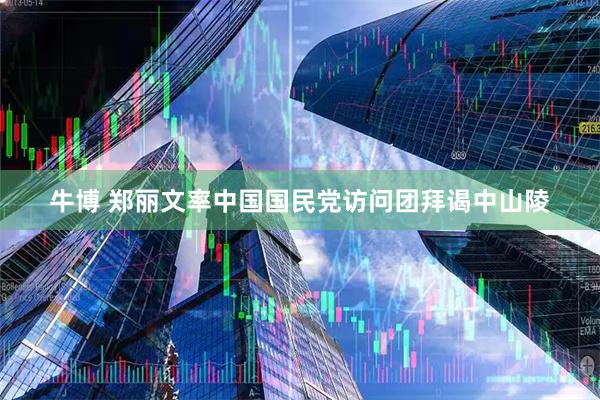 牛博 郑丽文率中国国民党访问团拜谒中山陵